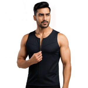 AlphaLayer Men’s Chest Compression Vest (Black)